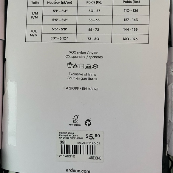 NWT 4 pack of fishnets - Picture 3 of 3